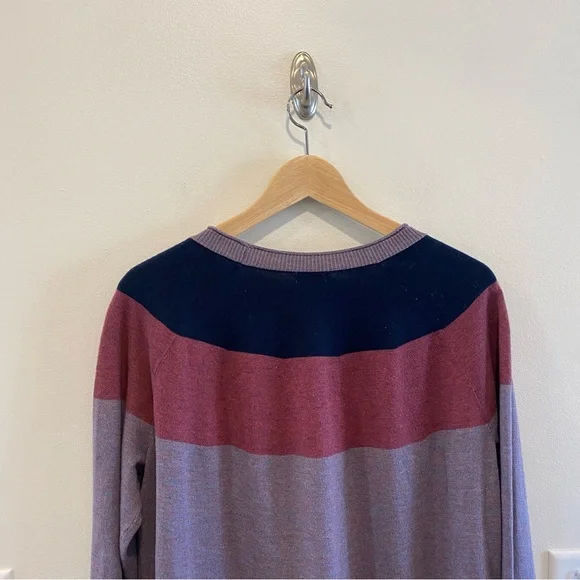 Smartwool Edgewood Colorblock Crew Sweater women’s XL - Picture 7 of 11